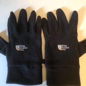 North Face black fleece TKA gloves